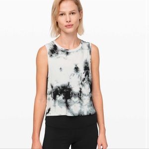 lululemon athletica Black and White Crop Top